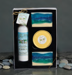 Lotion, Candle and 2 Soap Gift Set